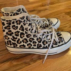 Cheetah High Top Converse